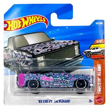 Hot Wheels Truckin Along 83 Chevy Silverado 3/5